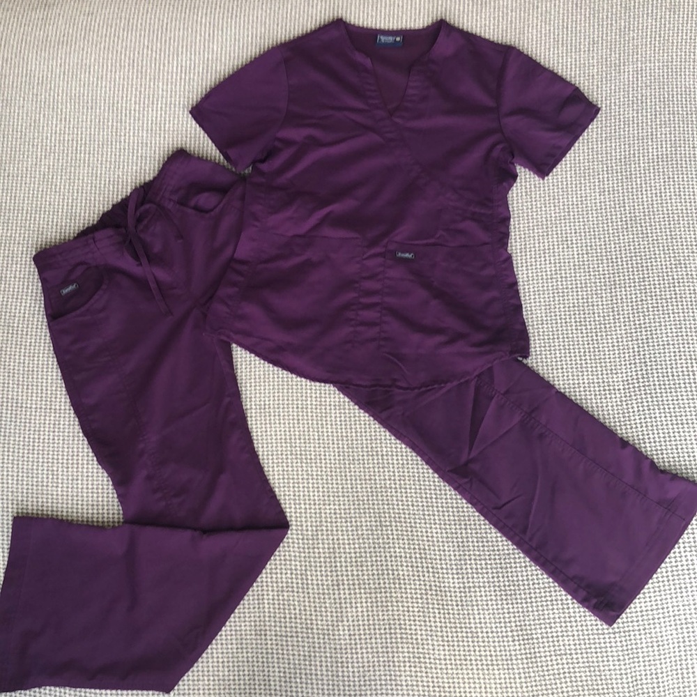 Sanibel Purple Scrub Set XXS